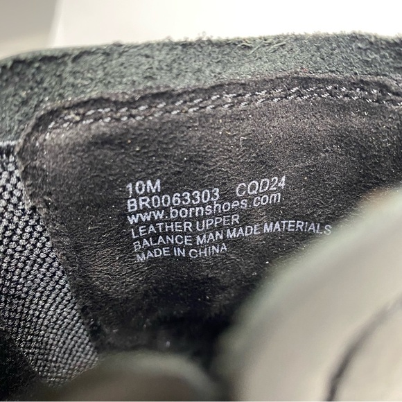 Born Reece Black Leather Bootie 10M - Picture 12 of 15